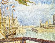 Georges Seurat Port en Bessin, Sunday oil painting artist